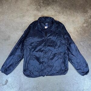 Vintage 90s Gap navy blue windbreaker jacket Men's Size S